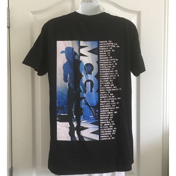 Tim McGraw 2014 Sundown Heaven Town Concert T-Shirt Size Medium ~ Black - Picture 2 of 10